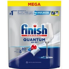 Trauku mazgāšanas tabletes FINISH QUANTUM 80gab Trauku mazgāšanas tabletes FINISH QUANTUM 80gab
